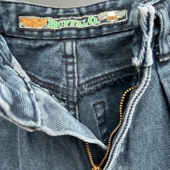Vintage Buffalo Dark Grey High Waist Mom Jeans - 28”W x 30”L - Picture 5 of 6